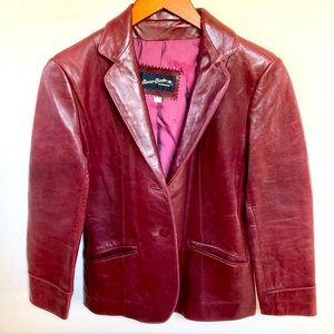 Beau Greste Women’s Leather Blazer 7/8